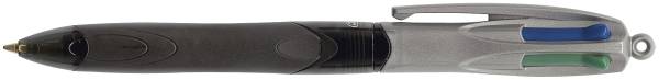 Vierfarbkugelschreiber 4 Colours GRIP PRO dokumentenecht, 0,4 mm, schwarz grau