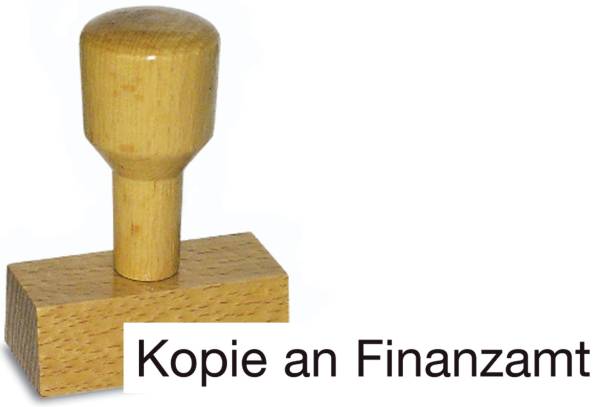 Vorgangsstempel Kopie an Finanzamt