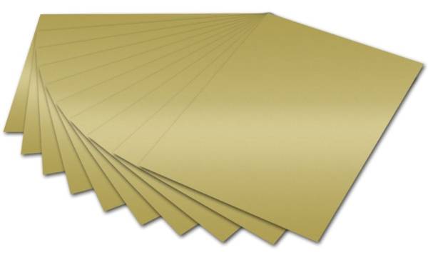 Tonpapier 50 x 70 cm, gold glänzend
