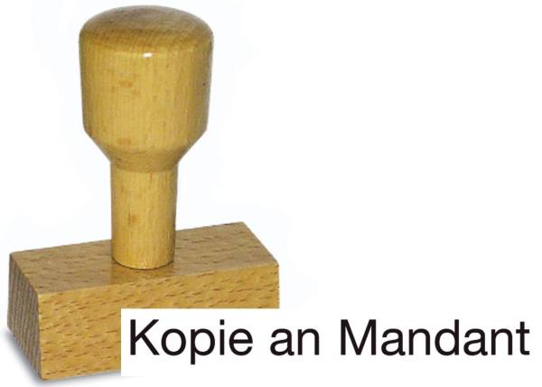 Vorgangsstempel Kopie an Mandant