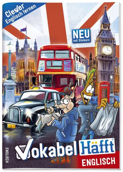 Vokabelheft A5 Englisch mit Lernhilfe