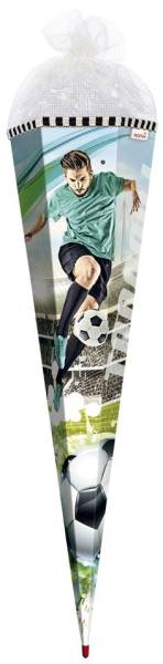 ROTH Schultüte 85cm Fußballstar 678764 Tüllverschl.