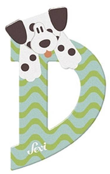 TRUDI Tierbuchstaben 10cm Dalmatiner SEVI 83004/81604