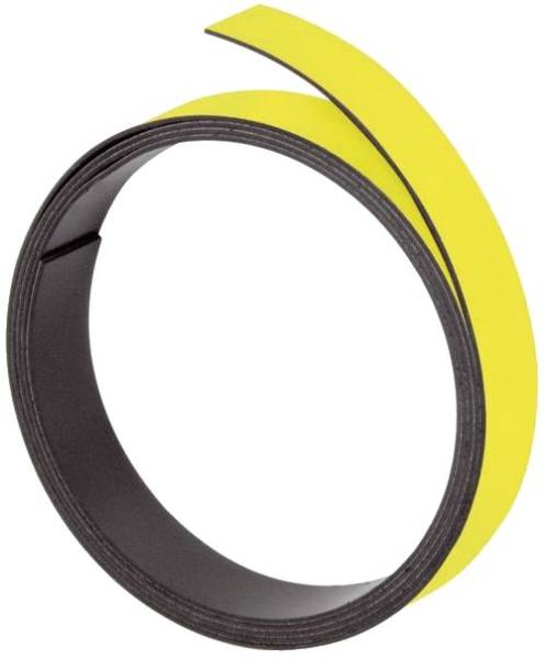 Magnetband 100 cm x 10 mm, gelb