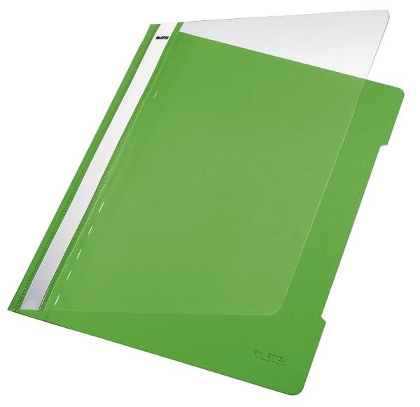 4191 Schnellhefter A4, langes Beschriftungsfeld, PVC, hellgrün