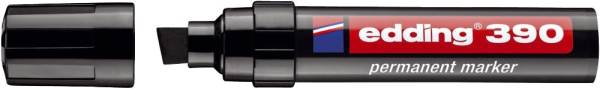 EDDING Permanentmarker 390 4-12mm schwarz 390-001 Keilspitze nachfüllbar