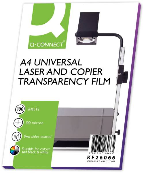 Q-CONNECT OHP Folie A4 Kopierfolie KF26066
