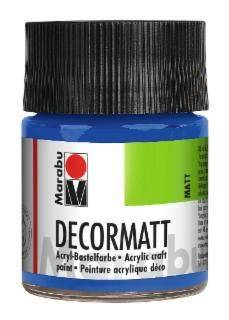 Decormatt Acryl, Mittelblau 052, 50 ml