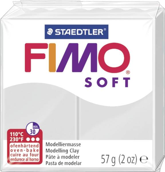 Modelliermasse soft 56 g, delfingrau®