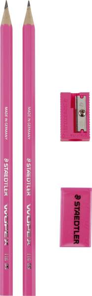 STAEDTLER Schreibset Wopex neonpink 4tlg. 180FSBK2P1