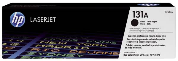 Druckkassetten schwarz, 1 600 Seiten, CF210A®