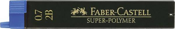 FABER CASTELL Feinmine SuperPolymer 2B 0.7 120702 12St