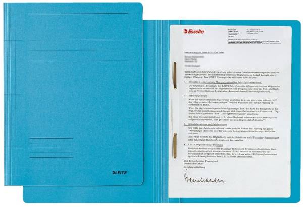3003 Schnellhefter Fresh A4, Pendarec Karton (RC), blau