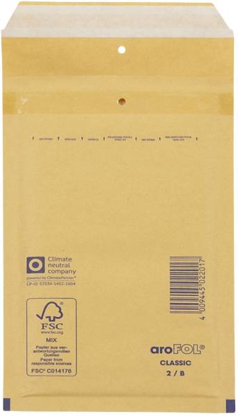 AROFOL Luftpolstertasche 200ST 140x225 braun 2/B 2FVAF000002