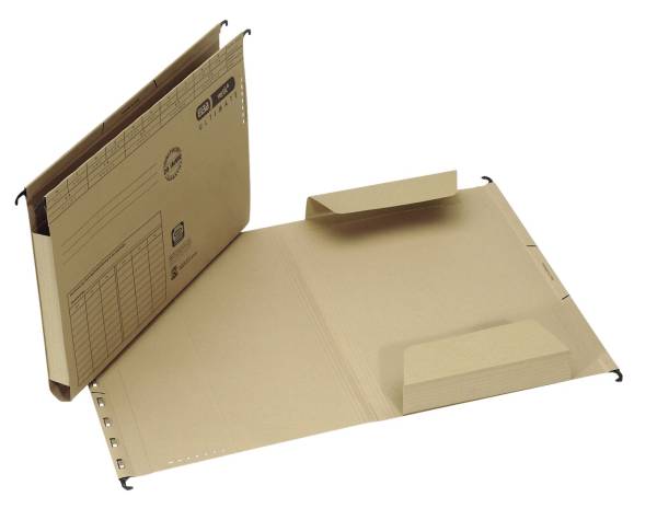 ELBA Hängeaktenmappe vertic ULTIMATE braun 100555356 85449 m.2 Einschlagklappe