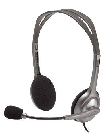LOGITECH Kopfhörer H110 Stereo schwarz 981-000271 3,5mm