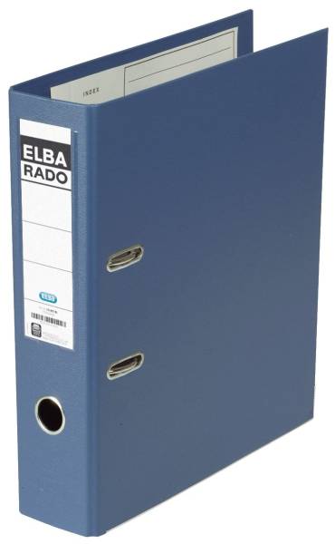 Ordner rado plast PVC PVC A4, 80 mm, blau