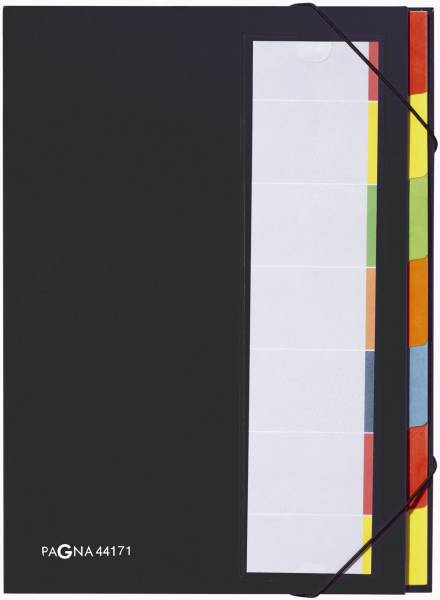 PAGNA Ordnungsmappe schwarz 7teilig 44171-04