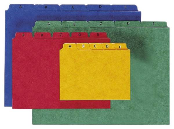 PAGNA Leitregister A6 blau Pressspan 26251-02 A-Z