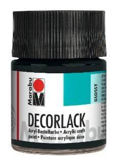 Decorlack Acryl, Schwarz 073, 50 ml