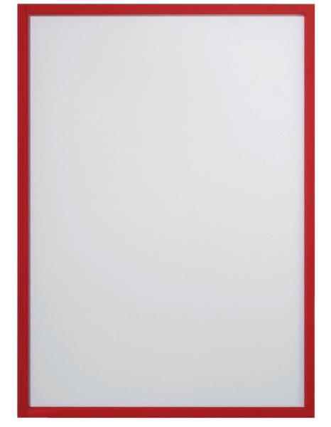 X tra!Line Dokumentenhülle Frame It A4, Hartfolie, matt, rot, 5 Stück®