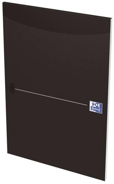 OXFORD Briefblock A4 50BL Lin. 22 100050241 kariert schwarz