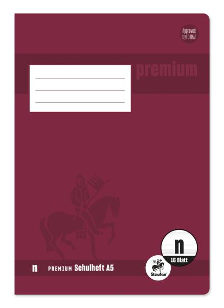 STAUFEN PREMIUM Heft A5 16BL Lineatur-Nr. n 734010316