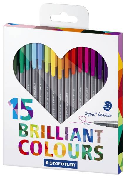 STAEDTLER Feinliner Triplus sort. 334 C15H