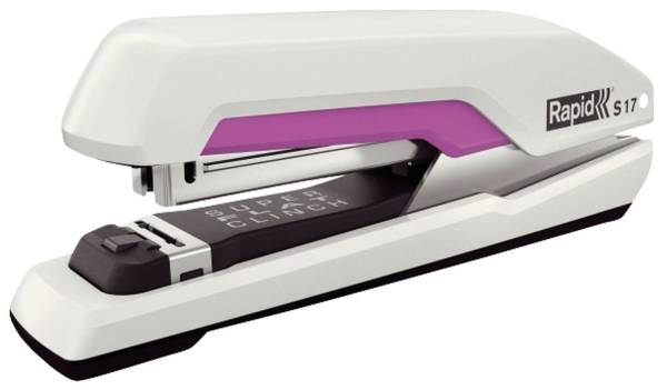RAPID Heftgerät Supreme S17 FS weiß/pink 5000539 30 Blatt