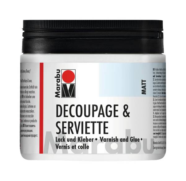 Servietten Lack & Kleber, matt, 500 ml