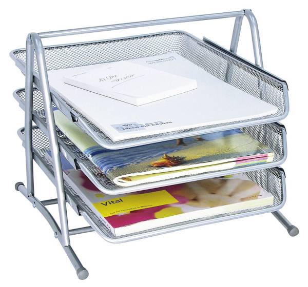Briefablage Office silber