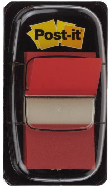 Index Standard Typ 680 25,4 x 43,2 mm, rot