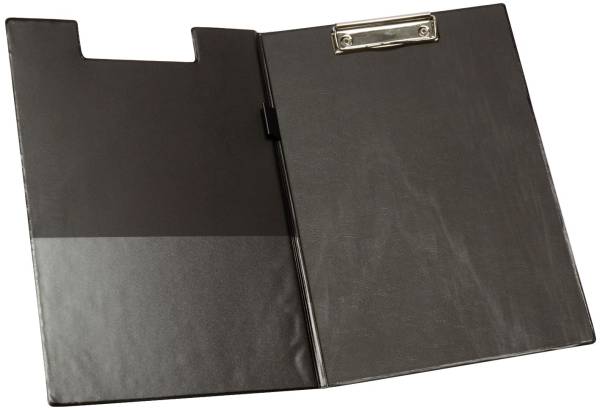 Q-CONNECT Klemmbrettmappe A4 schwarz KF01300 PVC