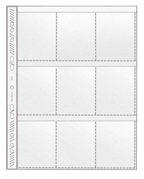 VELOFLEX Sammelhülle A4 5349 000 m.9 Taschen