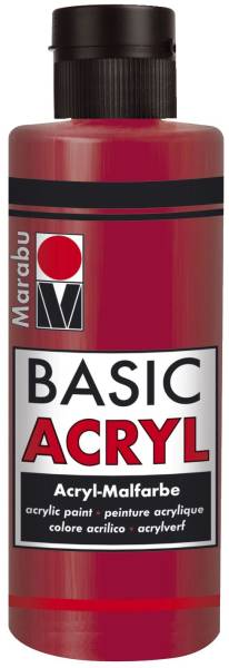 Basic Acryl, Karminrot 032, 80 ml