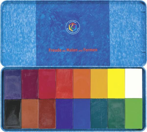 Wachsmalblöcke 16 Farben
