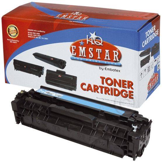EMSTAR Lasertoner cyan H676 CC531A