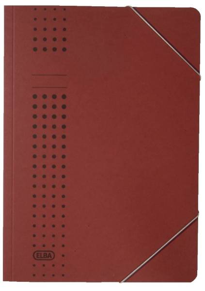 Eckspanner chic, Karton (RC), 320 g qm, A4, bordeaux