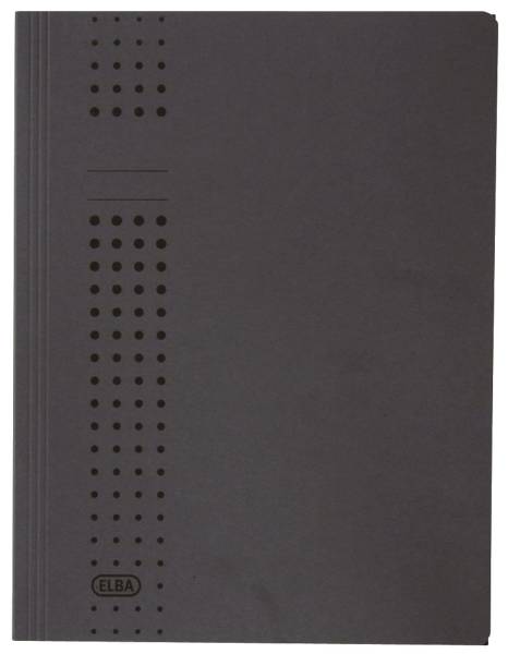 Sammelmappe chic, Karton (RC), 320 g qm, A4, 10 mm, anthrazit