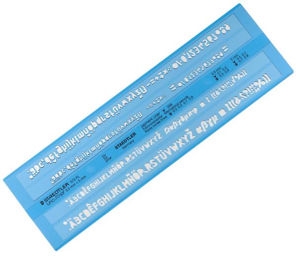 Mars Schriftschablone®
