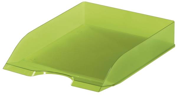 Briefablageschale BASIC A4 bis C4, transluzent light grün