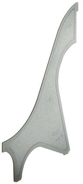 2429 Trennwand für Stehsammler 2425, Polystyrol, rauchtopas