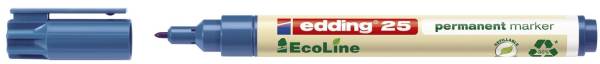 EDDING Permanentmarker e25 1mm blau 4-25003 EcoLine Rundspitze nachf.