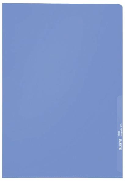 4000 Standard Sichthülle A4 PP Folie, genarbt, blau, 0,13 mm