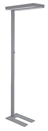 LED Standleuchte javal silber, dimmbar