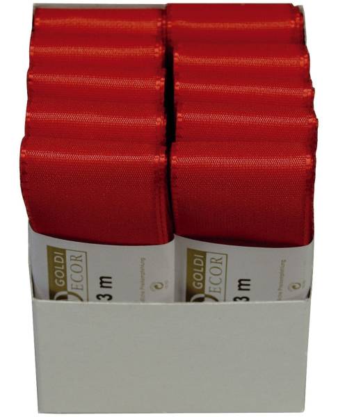 Basic Taftband 40 mm x 3 m, rot