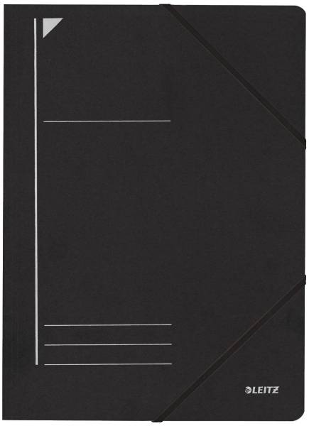 3980 Eckspanner A4, 250 Blatt, Pendarec Karton (RC), schwarz
