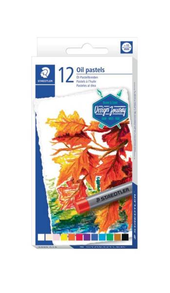 Öl Pastellkreide karat, 11 x 70 mm, sortiert, Kartonetui mit 12 Farben®