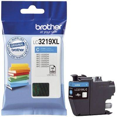 BROTHER Inkjetpatrone cyan LC3219XLC
