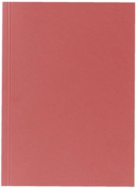 Aktendeckel A4 rot, Manilakarton 250 g qm